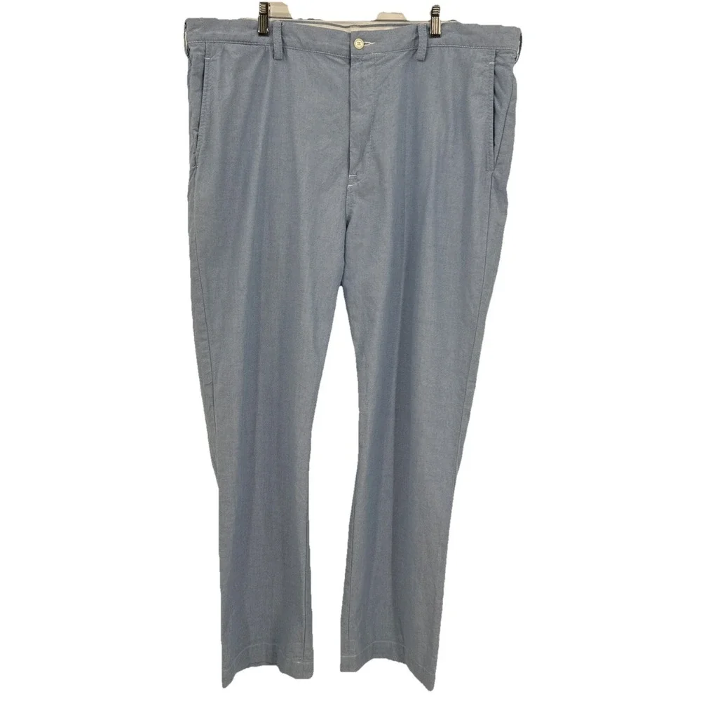 Polo Ralph Lauren Pants Mens‎ 40x32 Blue Chino Classic Fit Flat Front Casual